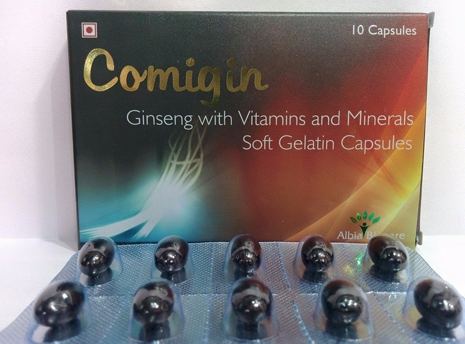 COMIGIN SOFTGEL | Ginseng with Vitamins & Minerals 